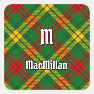Clan MacMillan Tartan Square Sticker