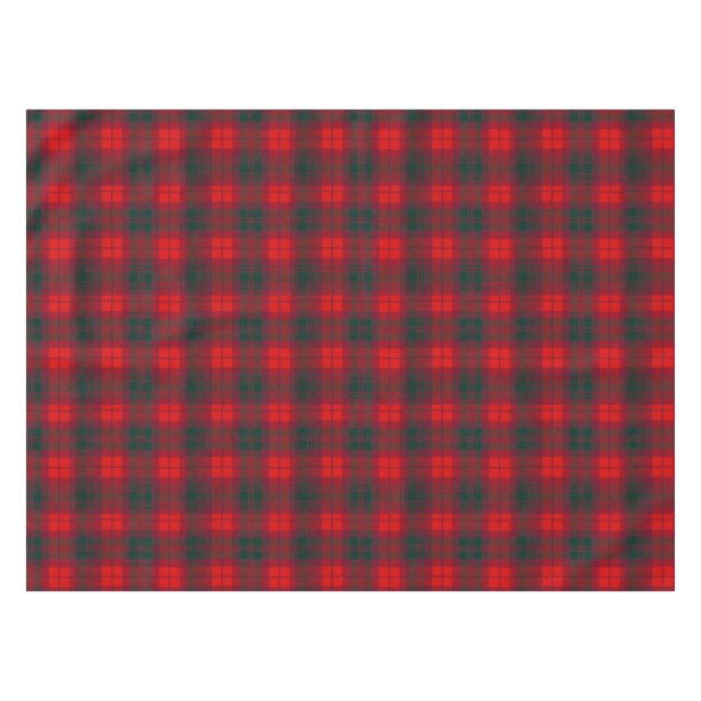 Clan Macnab Tartan Tablecloth (Front (Horizontal))