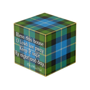 Clan MacNeil Tartan House Blessing Cube