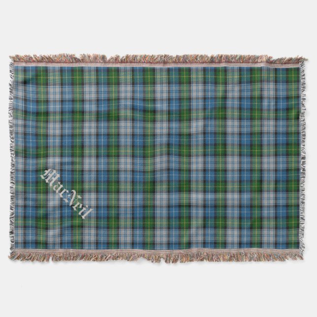Clan MacNeil Tartan Plaid Custom Throw Blanket (Front)