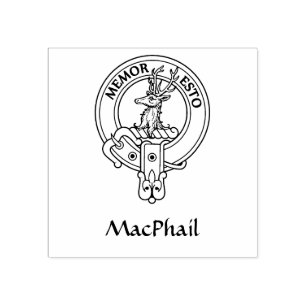 Clan MacPhail [Edit] Crest Rubber Stamp