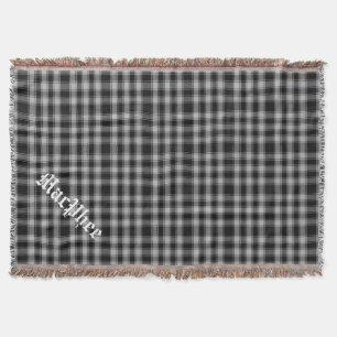 Clan MacPhee Tartan Plaid Custom Throw Blanket