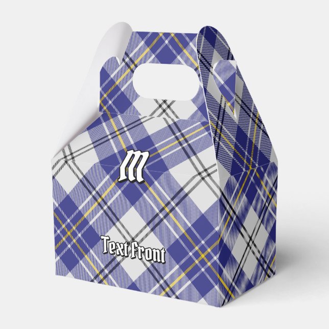 Clan MacPherson Blue Dress Tartan Favour Box (Front Side)