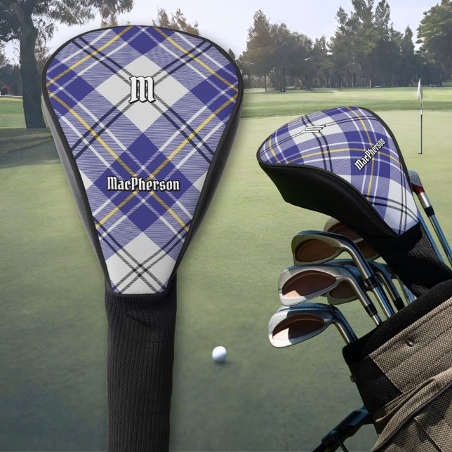 Clan MacPherson Blue Dress Tartan Golf Head Cover (Creator Uploaded)