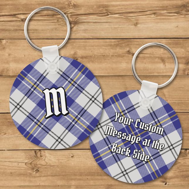 Clan MacPherson Blue Dress Tartan Keychain (Creator Uploaded)