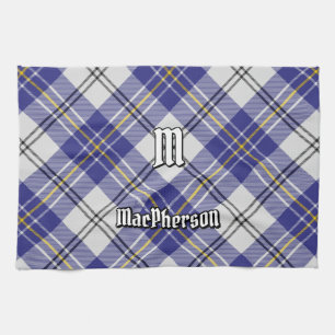 Clan MacPherson Blue Dress Tartan Kitchen Towel