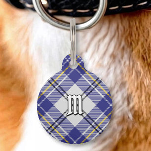 Clan MacPherson Blue Dress Tartan Pet ID Tag