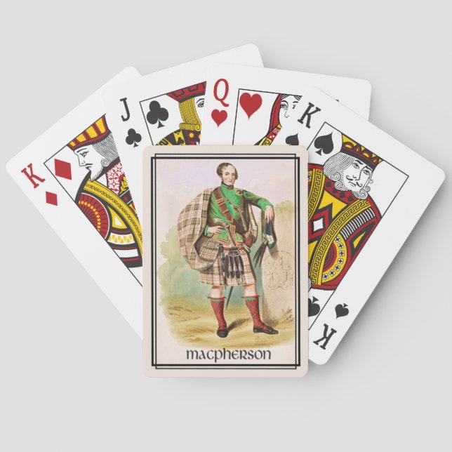Clan MacPherson Classic Scotland Deck Playing Cards (Back)
