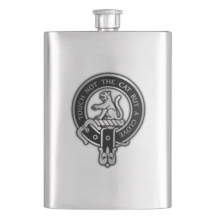 Clan MacPherson Crest Flask