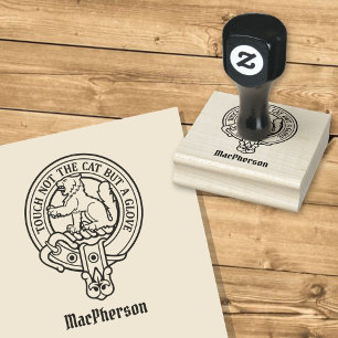 Clan MacPherson Crest Rubber Stamp