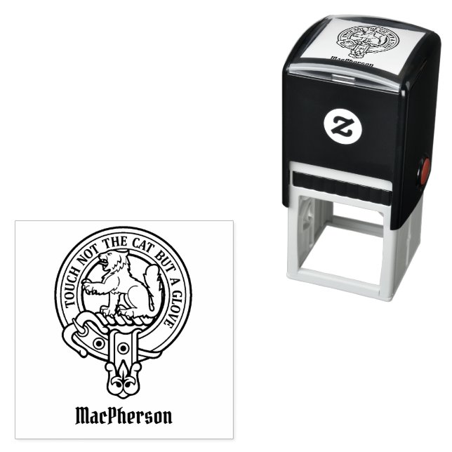 Clan MacPherson Crest Self-inking Stamp (In Situ)