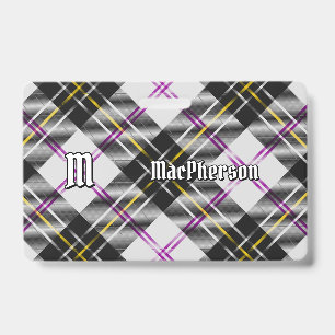 Clan MacPherson Dress Tartan Badge ID Badge