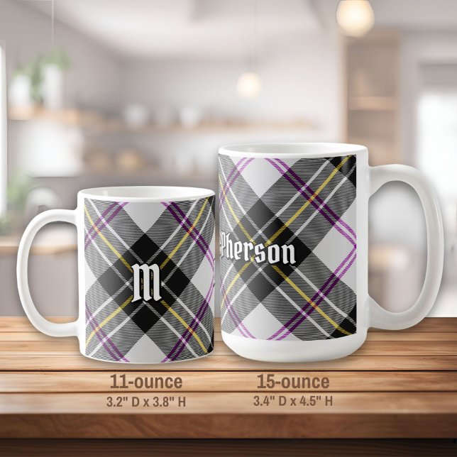 Clan MacPherson Dress Tartan Coffee Mug (Creator Uploaded)