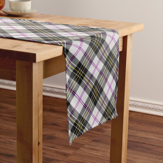 Clan MacPherson Dress Tartan Table Runner (In Situ)