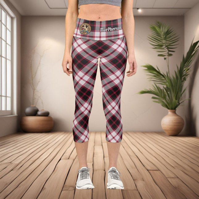 Clan MacPherson Hunting Tartan Capri Leggings (Creator Uploaded)