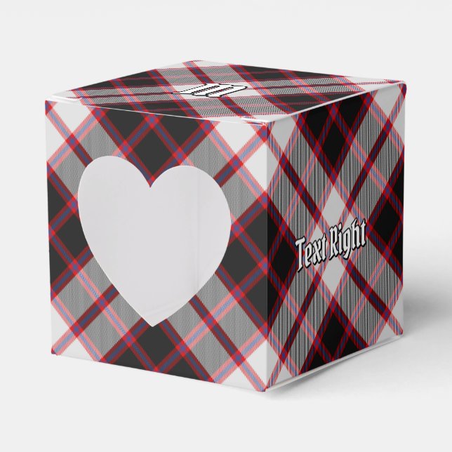 Clan MacPherson Hunting Tartan Favour Box (Front Side)