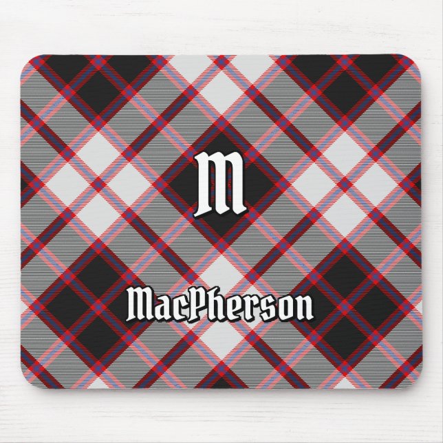 Clan MacPherson Hunting Tartan Mouse Pad (Front)