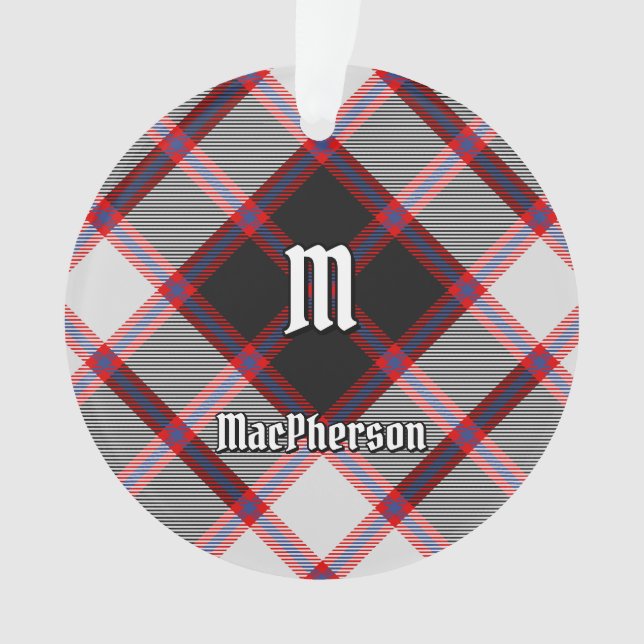 Clan MacPherson Hunting Tartan Ornament (Front)