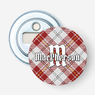 Clan MacPherson Red Dress Tartan Bottle Opener