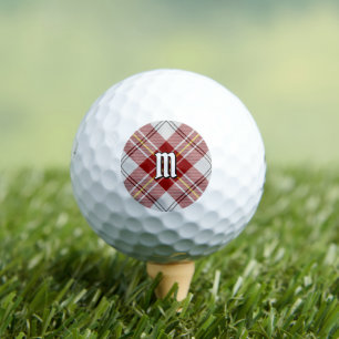 Clan MacPherson Red Dress Tartan Golf Balls