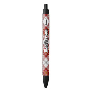 Clan MacPherson Red Dress Tartan Ink Pen