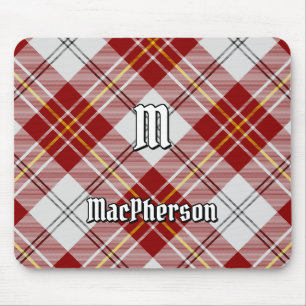 Clan MacPherson Red Dress Tartan Mouse Pad