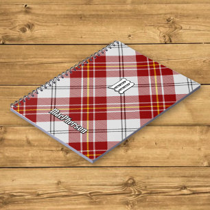 Clan MacPherson Red Dress Tartan Notebook