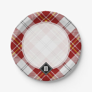 Clan MacPherson Red Dress Tartan Paper Plates