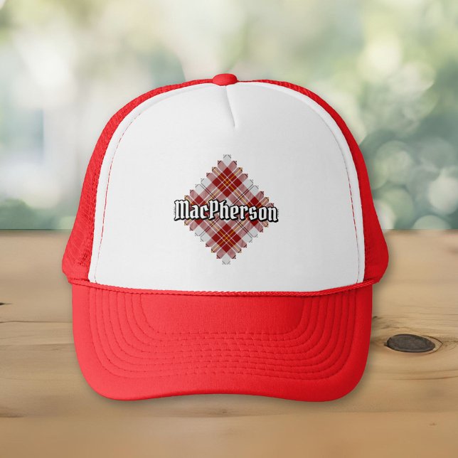 Clan MacPherson Red Dress Tartan Trucker Hat (Creator Uploaded)
