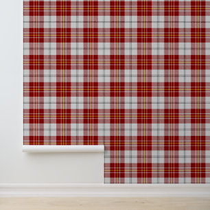 Clan MacPherson Red Dress Tartan Wallpaper
