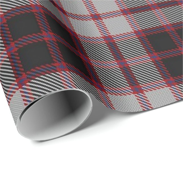 Clan MacPherson Scottish Tartan Wrapping Paper (Roll Corner)