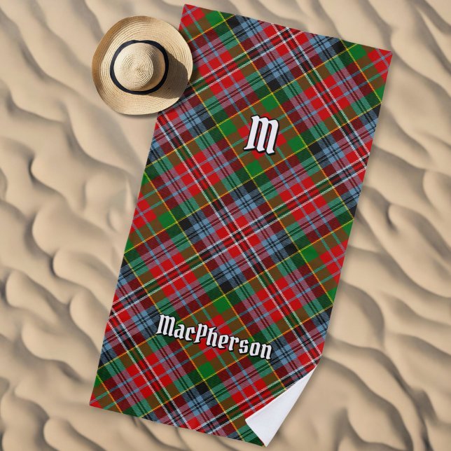 Clan MacPherson Tartan Beach Towel (Creator Uploaded)
