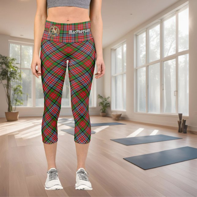 Clan MacPherson Tartan Capri Leggings (Creator Uploaded)