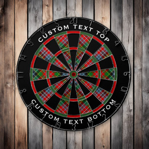 Clan MacPherson Tartan Dart Board