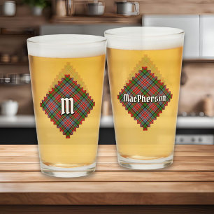 Clan MacPherson Tartan Glass