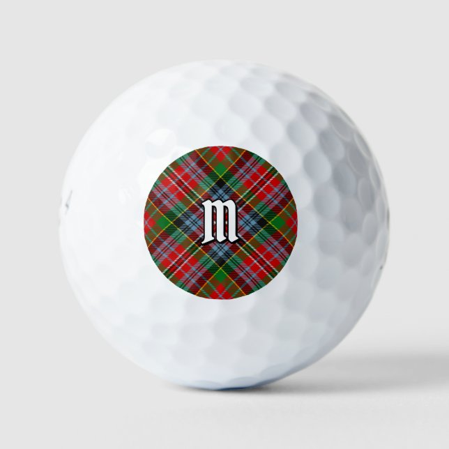 Clan MacPherson Tartan Golf Balls (Front)