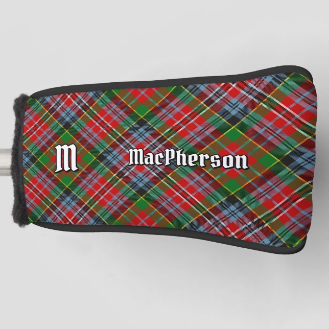Clan MacPherson Tartan Golf Head Cover (Front)
