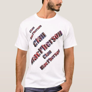 Clan MacPherson Tartan Logo, T-Shirt