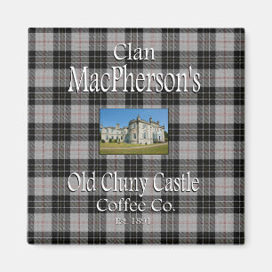 Clan MacPherson's Old Cluny Castle Coffee Co. Magnet