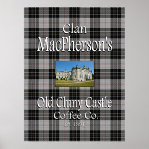 Clan MacPherson's Old Cluny Castle Coffee Co. Poster