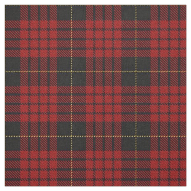 Clan MacQueen Scottish Tartan Plaid Fabric (Swatch)