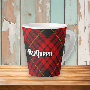 Clan MacQueen Tartan Latte Mug