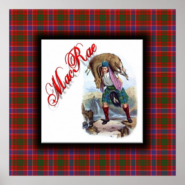 Clan MacRae Scottish Dream Poster (Front)