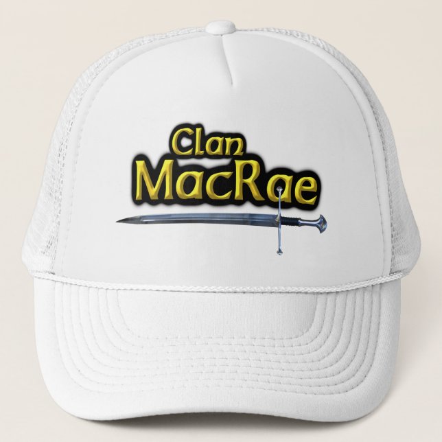 Clan MacRae Scottish Inspiration Trucker Hat (Front)