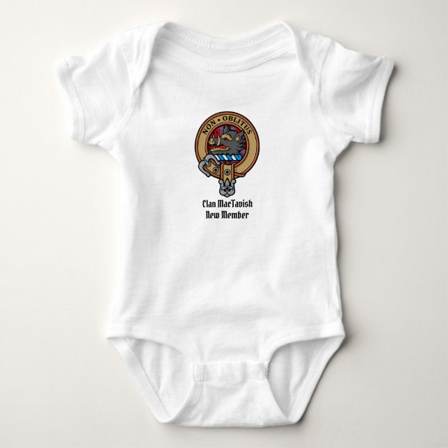 Clan MacTavish Crest Baby Bodysuit (Front)