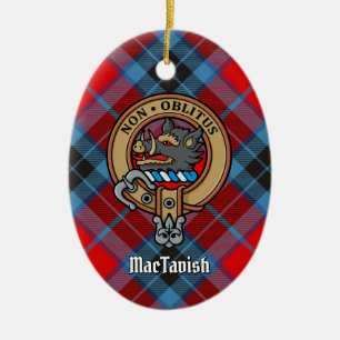 Clan MacTavish Crest Ceramic Ornament