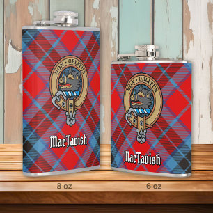 Clan MacTavish Crest Flask