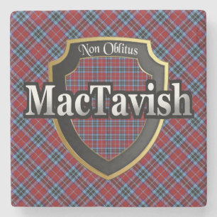 Clan MacTavish Scottish Celebration Stone Coaster