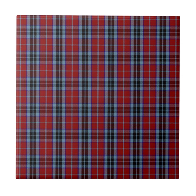 Clan MacTavish Tartan Ceramic Tile (Front)