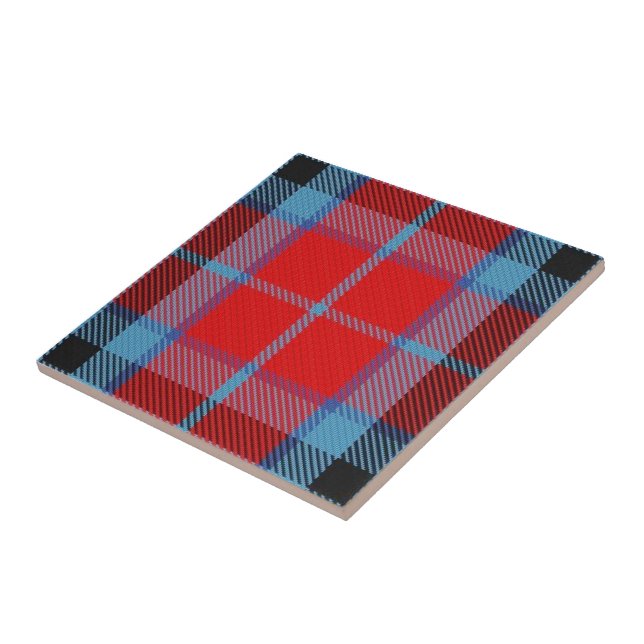 Clan MacTavish Tartan  Ceramic Tile (Side)